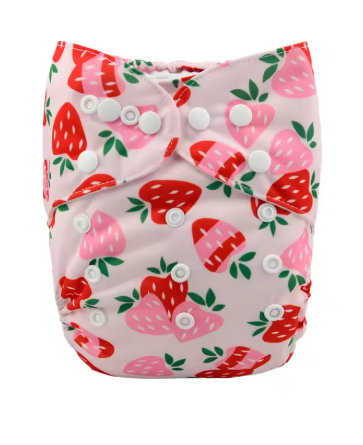 Pañal de Tela Fresas