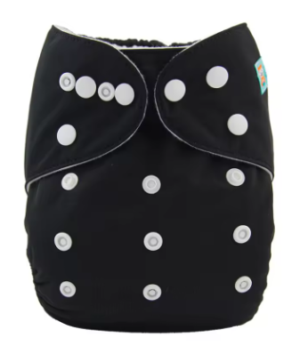 Pañal de Tela Negro