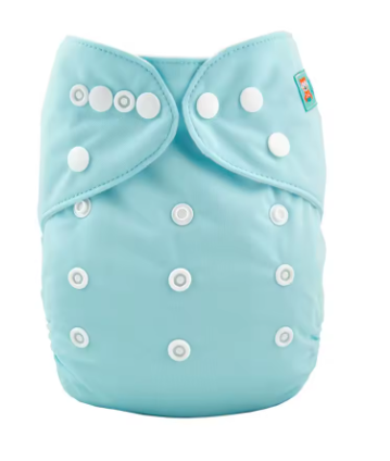 Pañal de Tela Azul Cielo