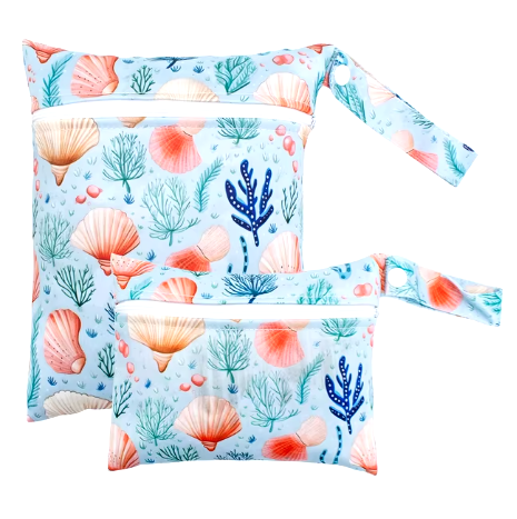 Juego 2 Bolsas Wet Bag Coral