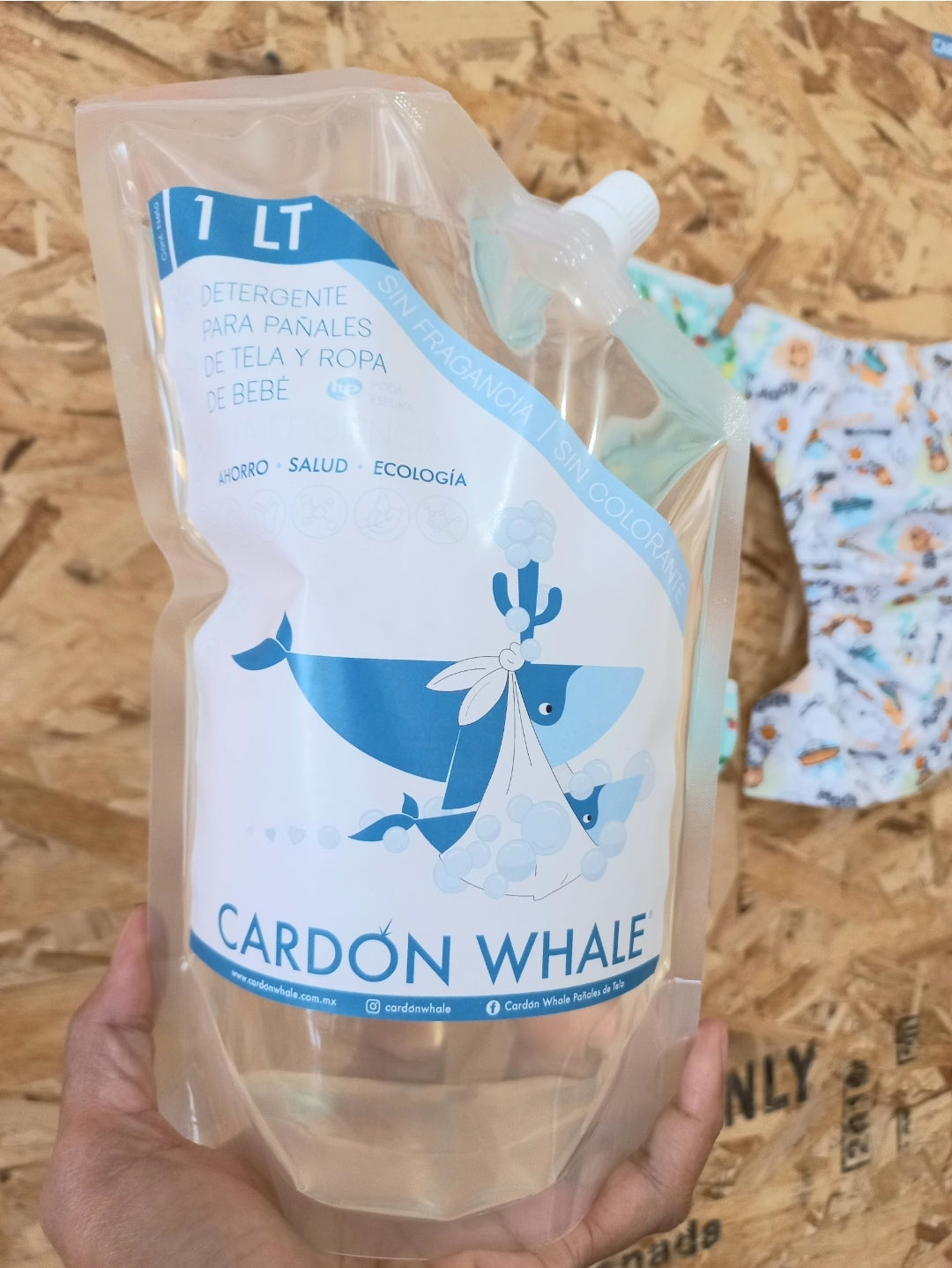 Detergente para pañales y ropa para bebé